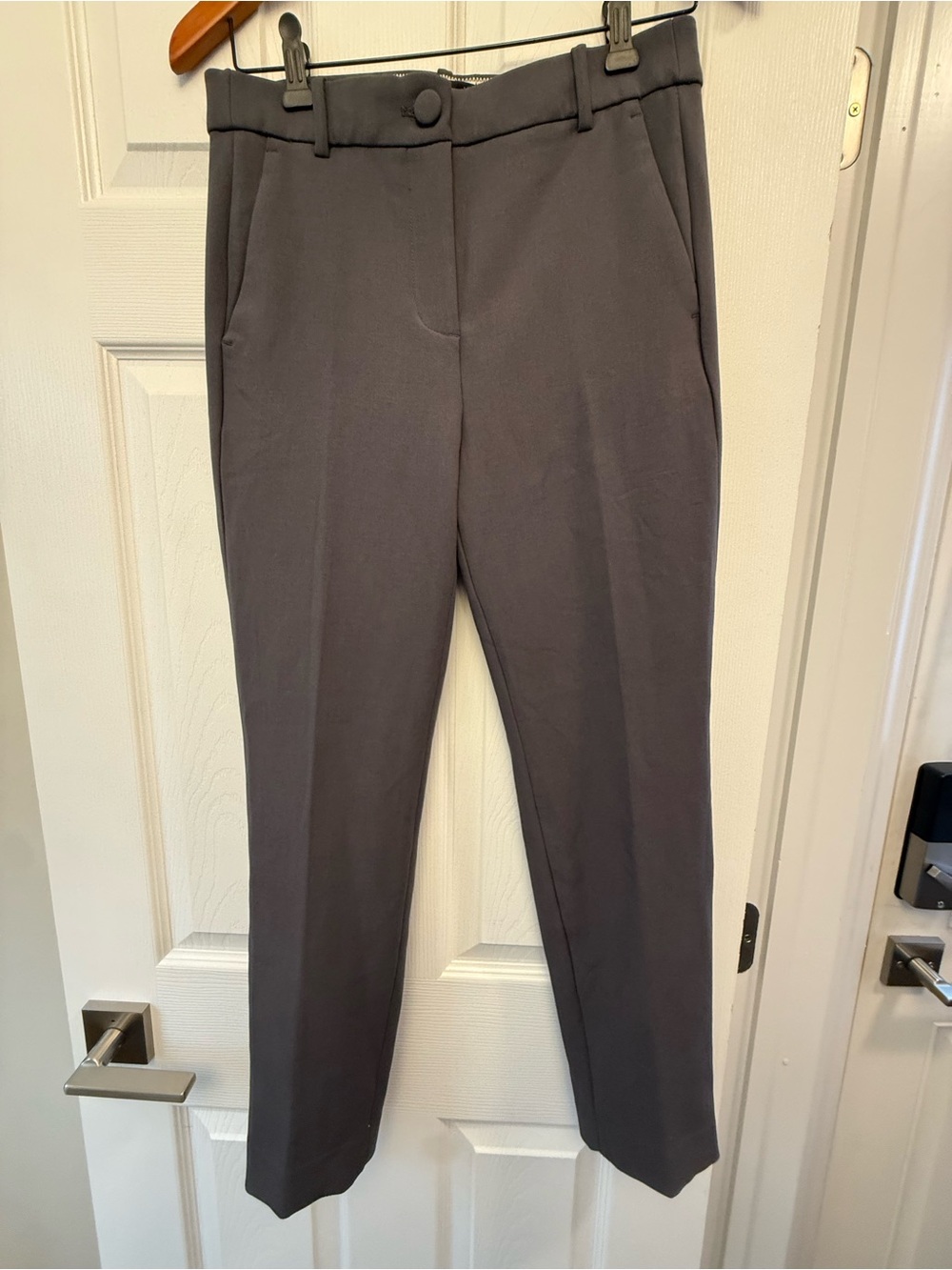 J.Crew High-Rise Cameron Pant Gray Size 4 Slim Ankle Career Workwear NWT